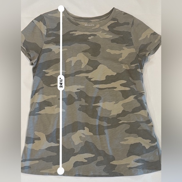 Athleta Organic Daily Camo Crew Short Sleeve Tee - Picture 6 of 7